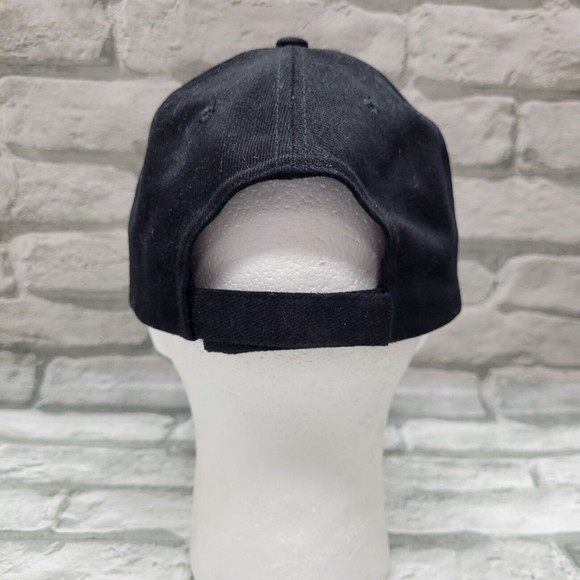 Mopar Hat Corduroy Strapback Cap Black Embroidered Dodge Hemi SRT - Picture 4 of 7